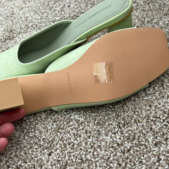 Green Mules - Picture 3 of 4